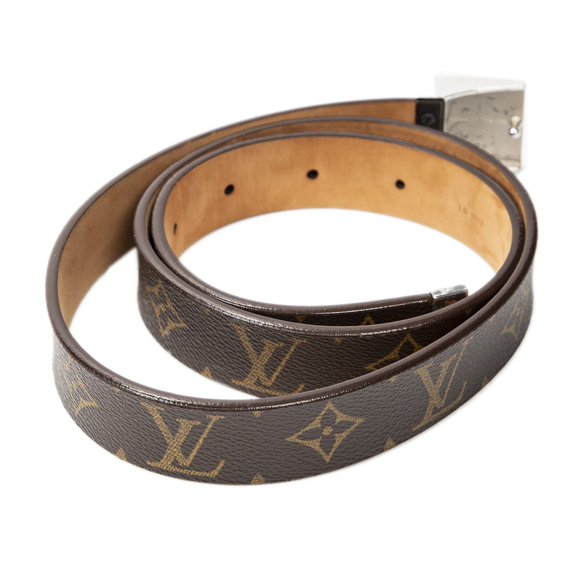louis vuitton brown monogram belt